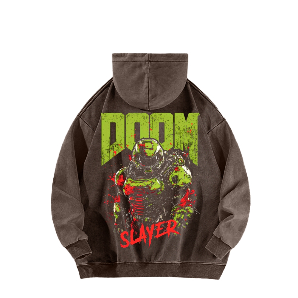 DOOM Unisex Washed Hoodie 2603018531