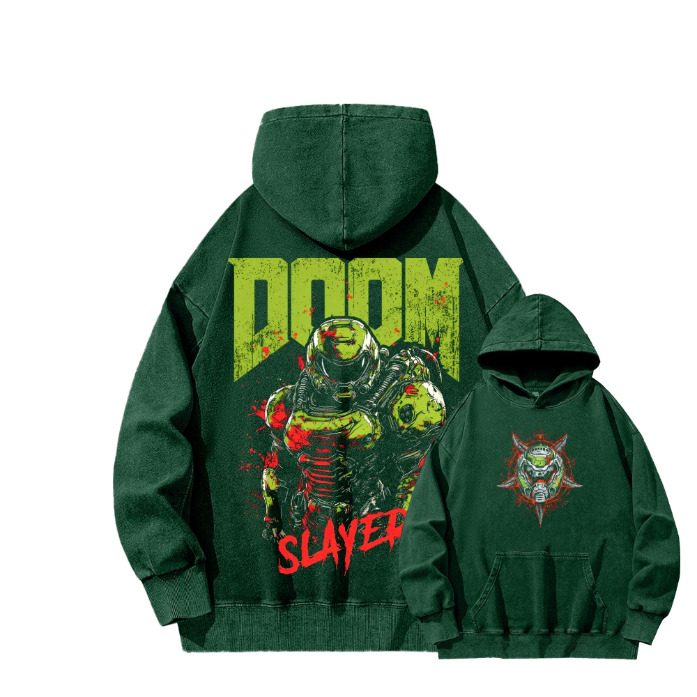 DOOM Unisex Washed Hoodie 2603018531