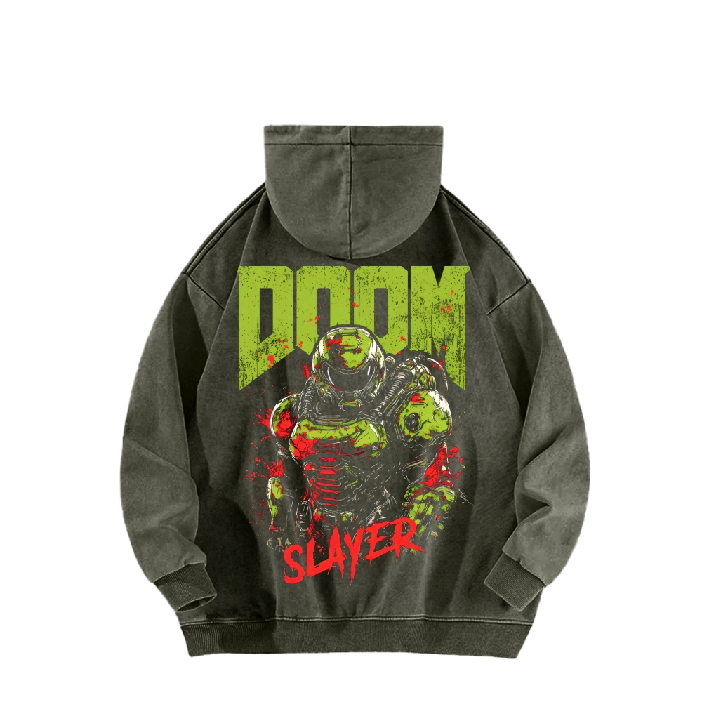 DOOM Unisex Washed Hoodie 2603018531