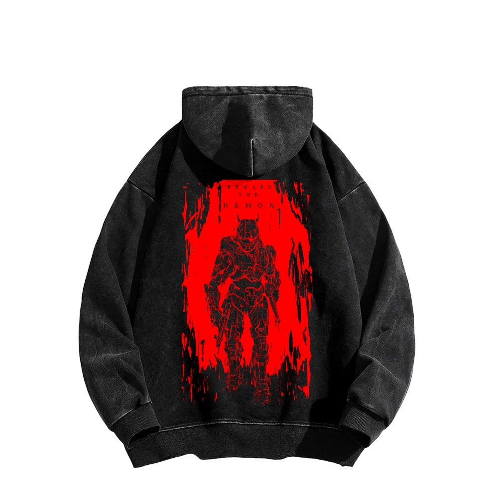 DOOM Unisex Washed Hoodie 2603018535