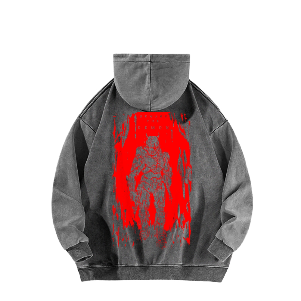 DOOM Unisex Washed Hoodie 2603018535