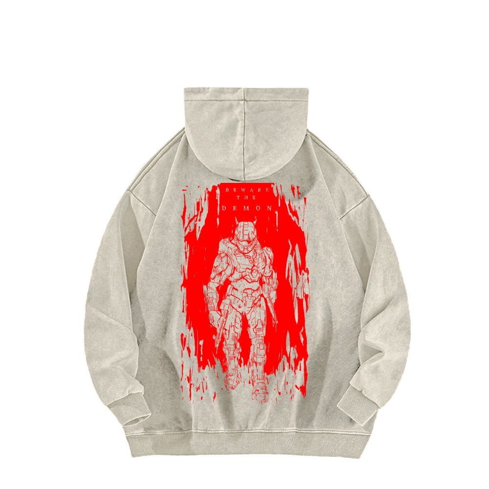 DOOM Unisex Washed Hoodie 2603018535