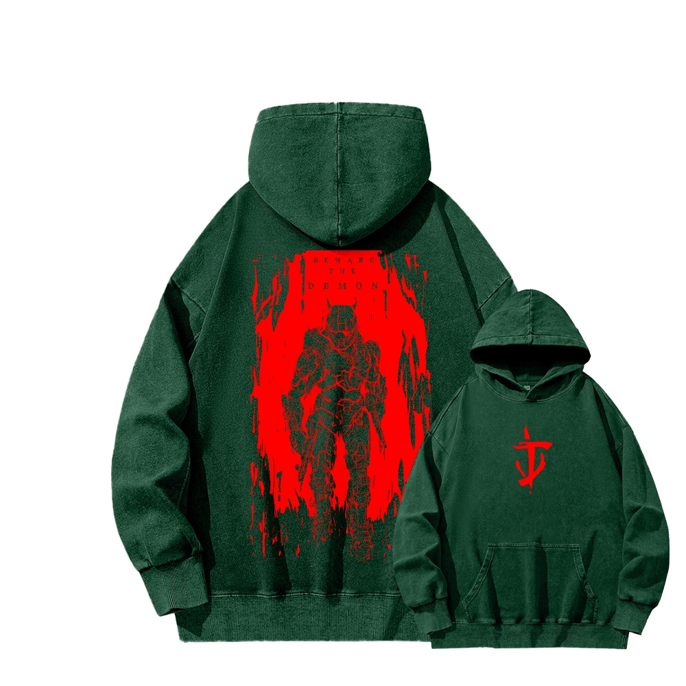 DOOM Unisex Washed Hoodie 2603018535