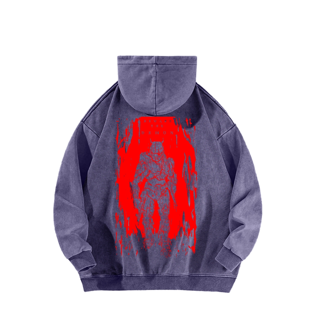 DOOM Unisex Washed Hoodie 2603018535