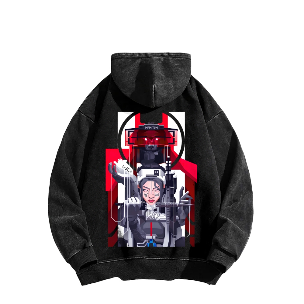 Marathon Unisex Washed Hoodie 2603018554