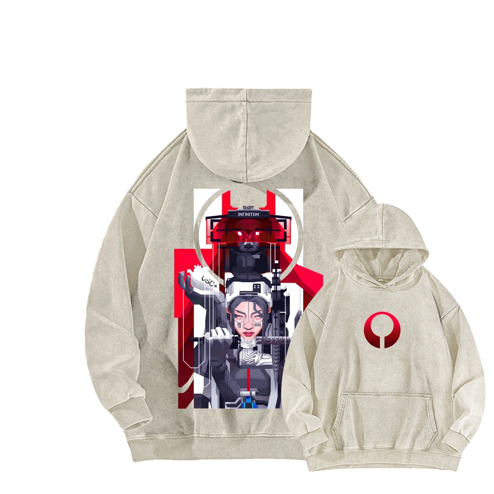 Marathon Unisex Washed Hoodie 2603018554