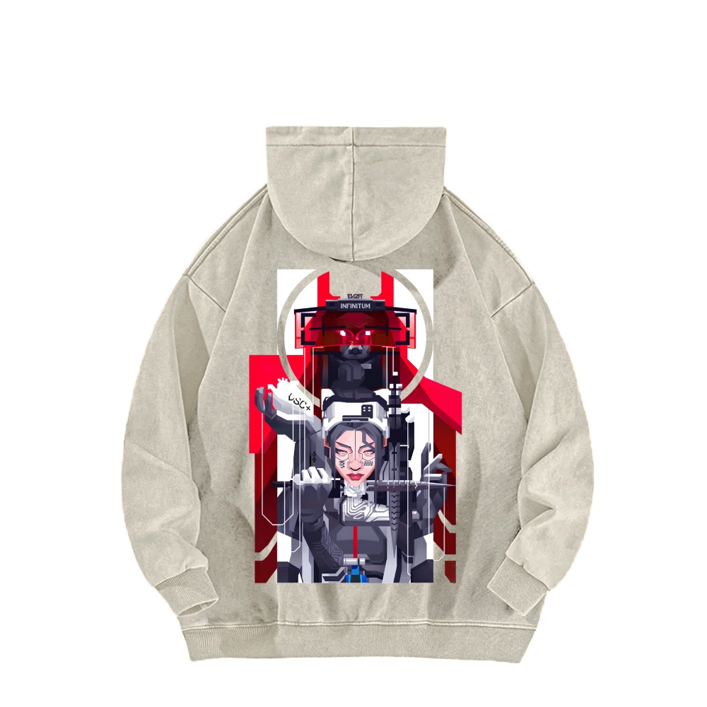 Marathon Unisex Washed Hoodie 2603018554