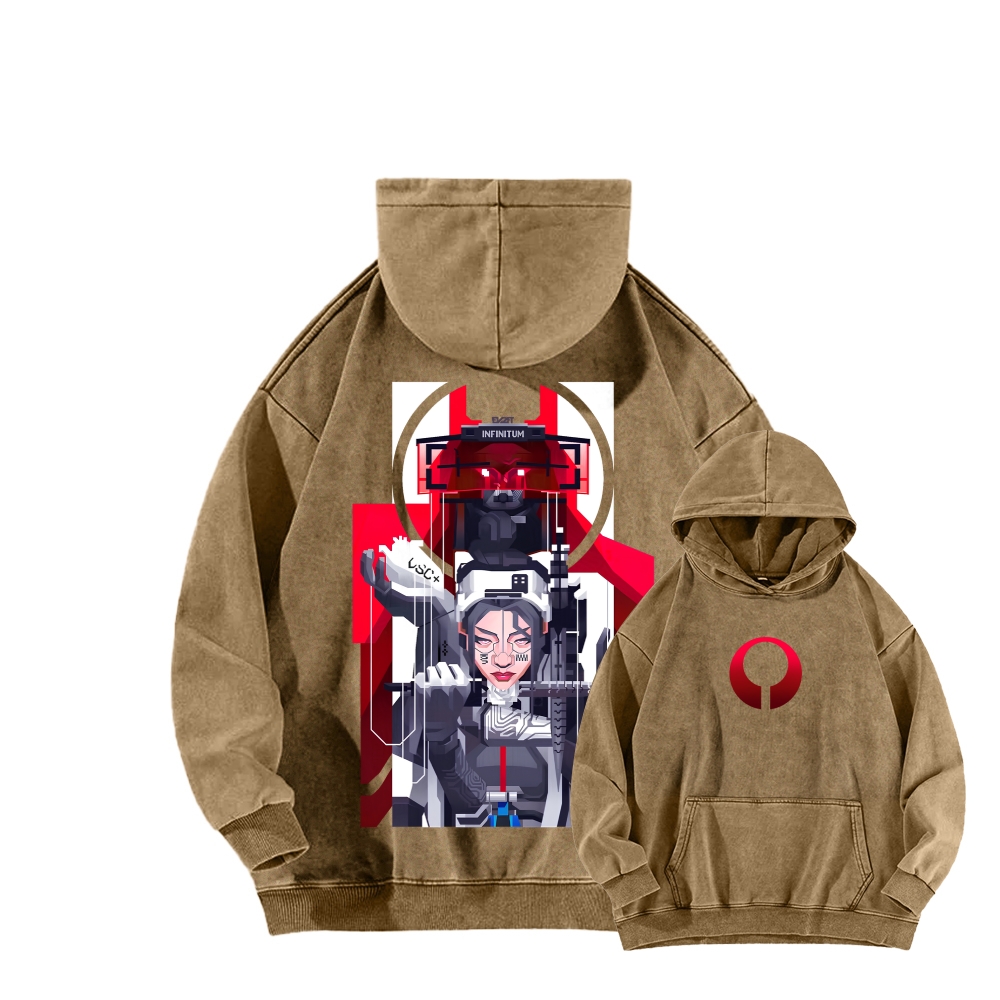 Marathon Unisex Washed Hoodie 2603018554