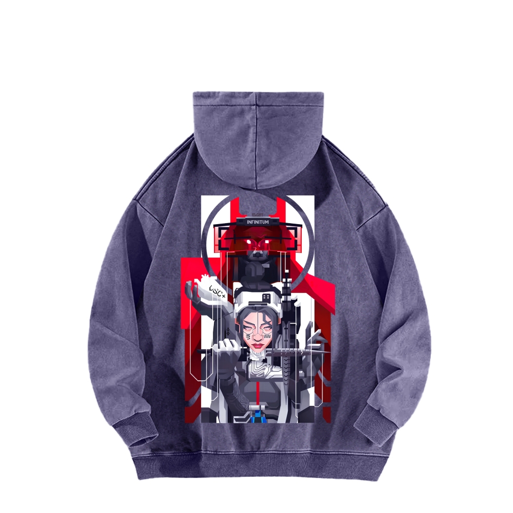 Marathon Unisex Washed Hoodie 2603018554