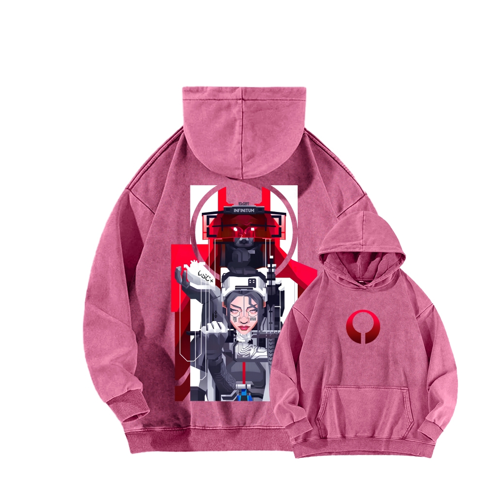 Marathon Unisex Washed Hoodie 2603018554