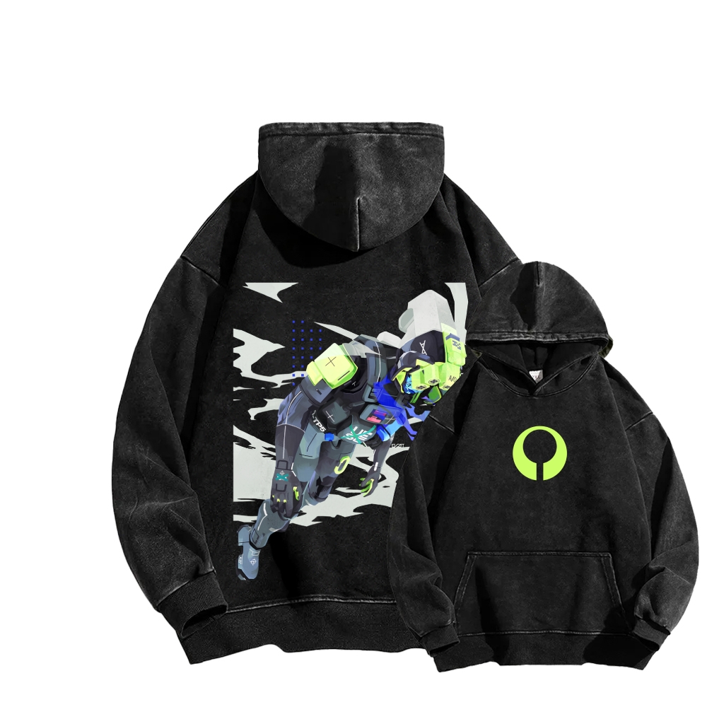 Marathon Unisex Washed Hoodie 2603018559