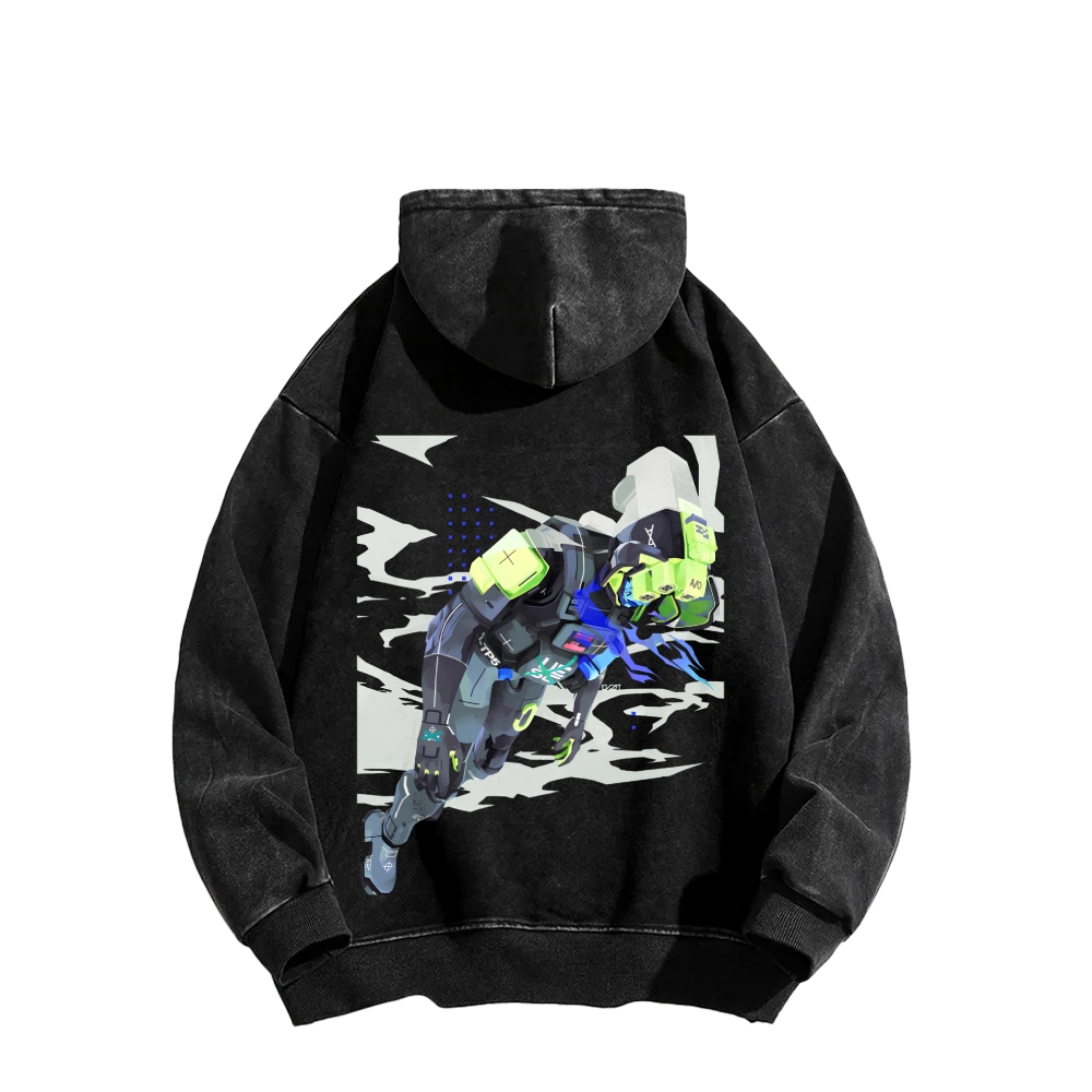 Marathon Unisex Washed Hoodie 2603018559