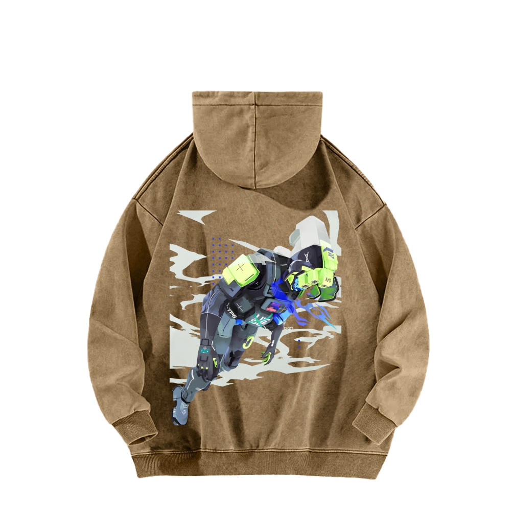 Marathon Unisex Washed Hoodie 2603018559