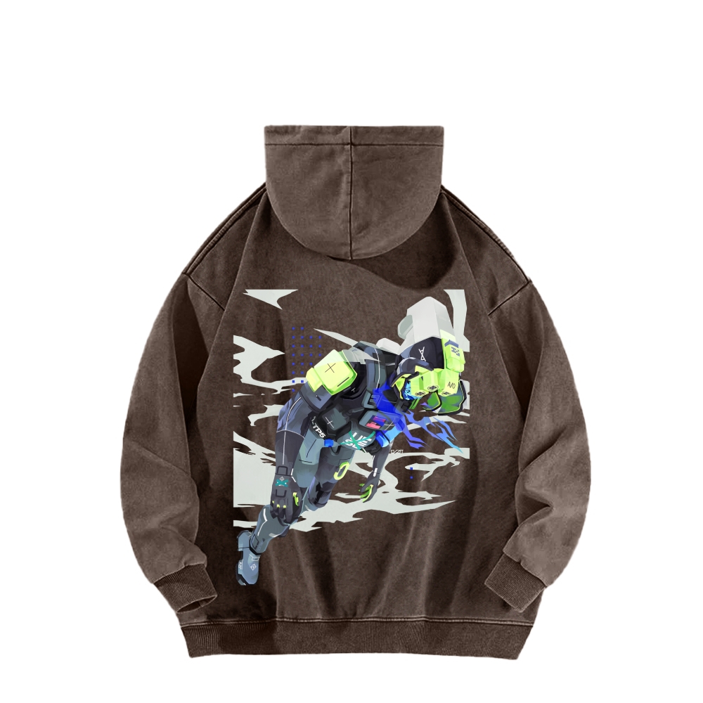 Marathon Unisex Washed Hoodie 2603018559