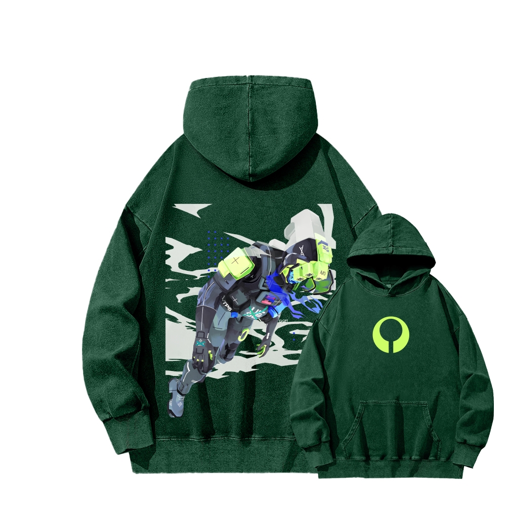 Marathon Unisex Washed Hoodie 2603018559