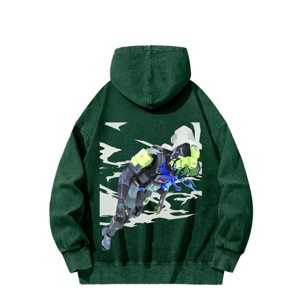 Marathon Unisex Washed Hoodie 2603018559