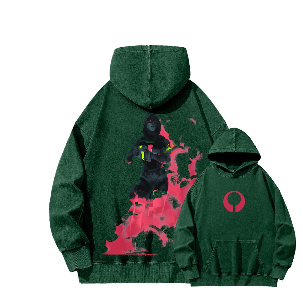 Marathon Unisex Washed Hoodie 2603018581