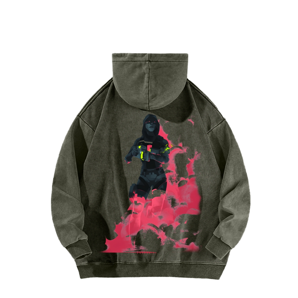 Marathon Unisex Washed Hoodie 2603018581