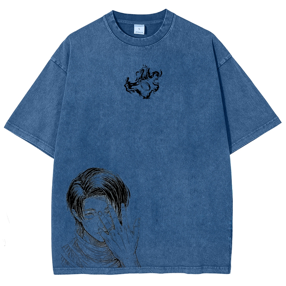 Jujutsu Kaisen Unisex Fit Washed T-Shirt 2603019218