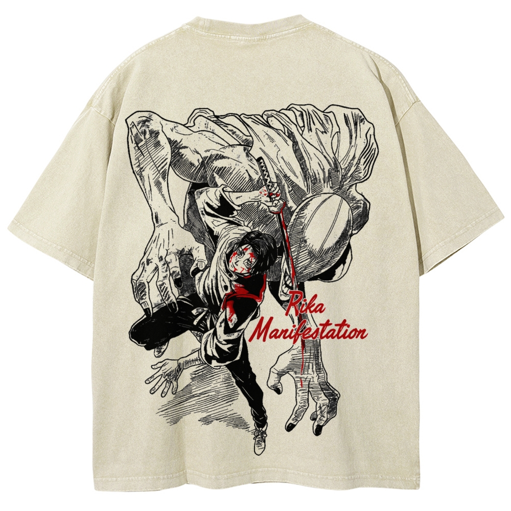Jujutsu Kaisen Unisex Fit Washed T-Shirt 2603019218