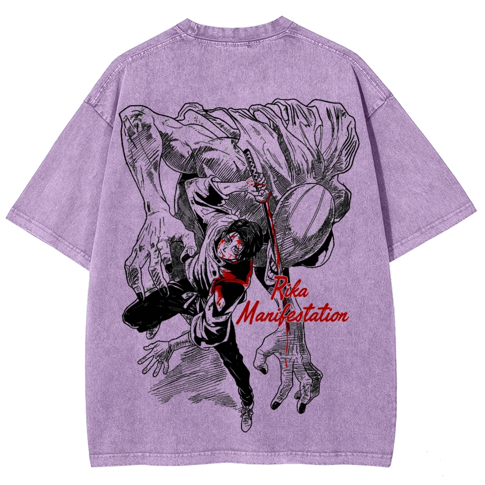 Jujutsu Kaisen Unisex Fit Washed T-Shirt 2603019218
