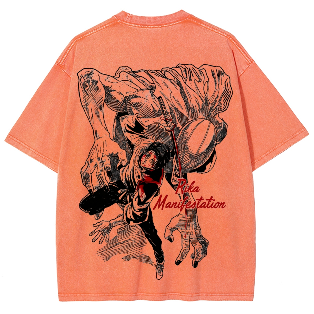 Jujutsu Kaisen Unisex Fit Washed T-Shirt 2603019218