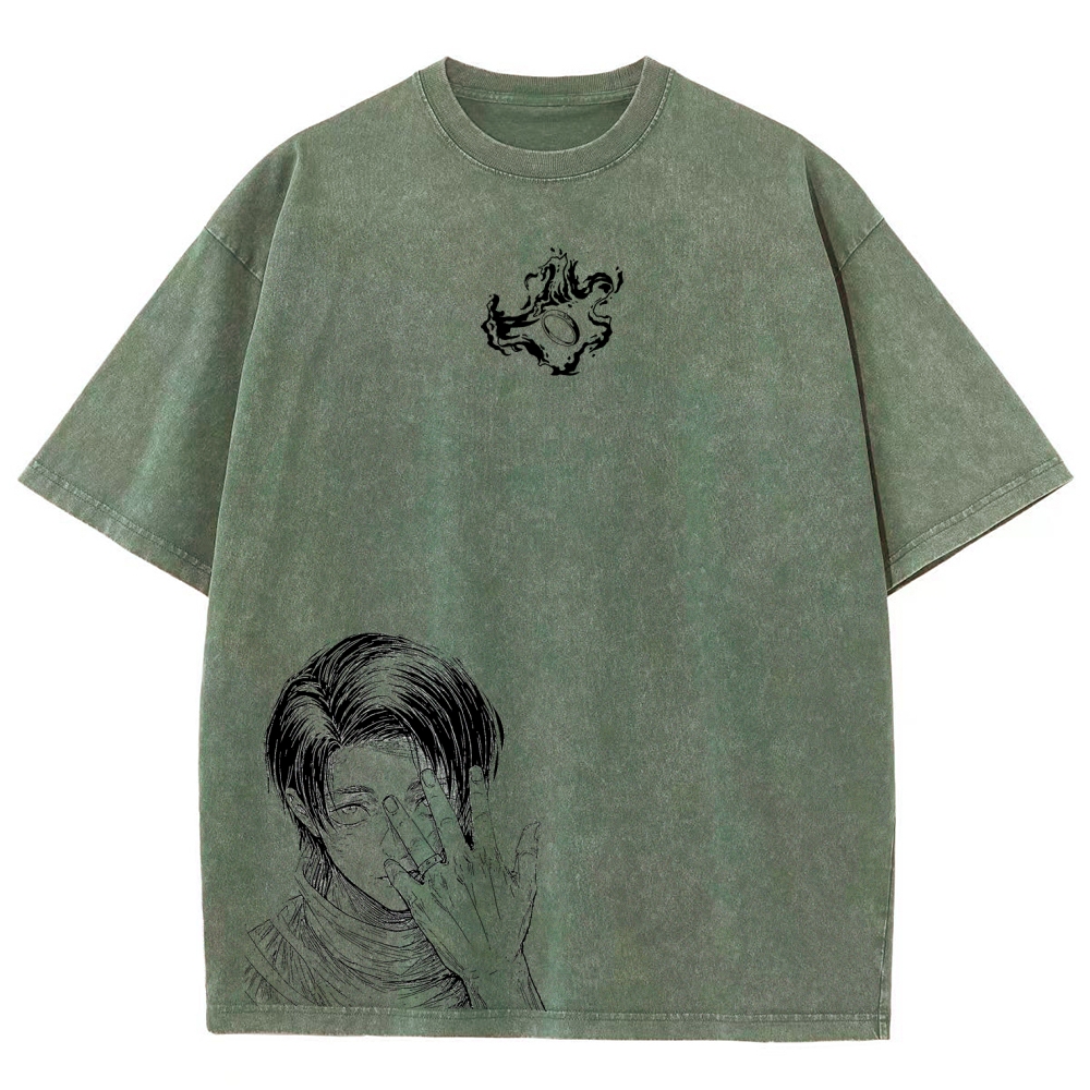 Jujutsu Kaisen Unisex Fit Washed T-Shirt 2603019218