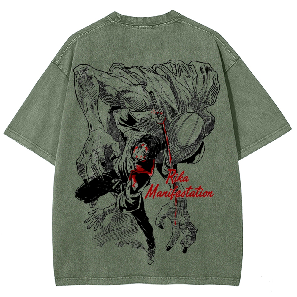Jujutsu Kaisen Unisex Fit Washed T-Shirt 2603019218