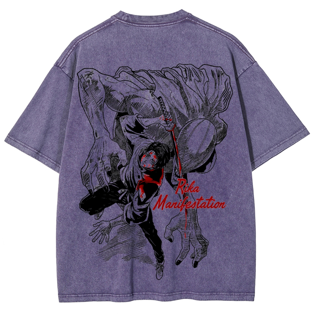 Jujutsu Kaisen Unisex Fit Washed T-Shirt 2603019218