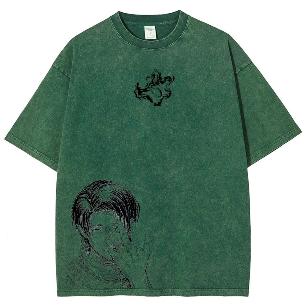 Jujutsu Kaisen Unisex Fit Washed T-Shirt 2603019218