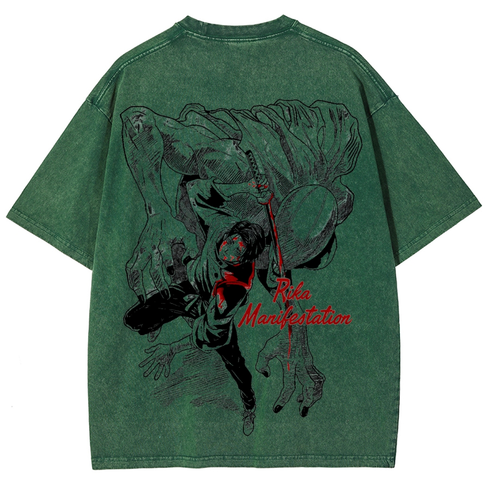 Jujutsu Kaisen Unisex Fit Washed T-Shirt 2603019218