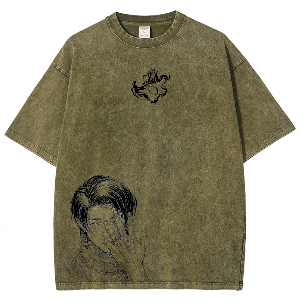 Jujutsu Kaisen Unisex Fit Washed T-Shirt 2603019218