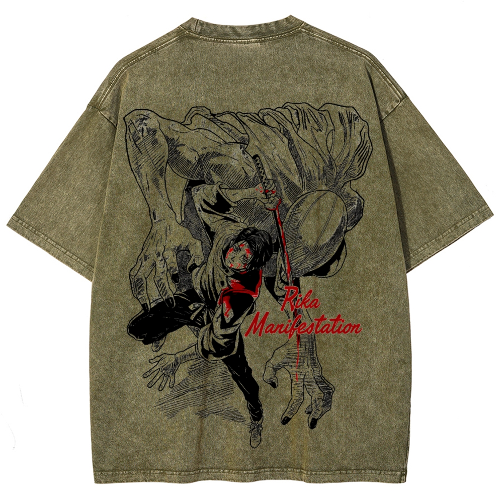 Jujutsu Kaisen Unisex Fit Washed T-Shirt 2603019218