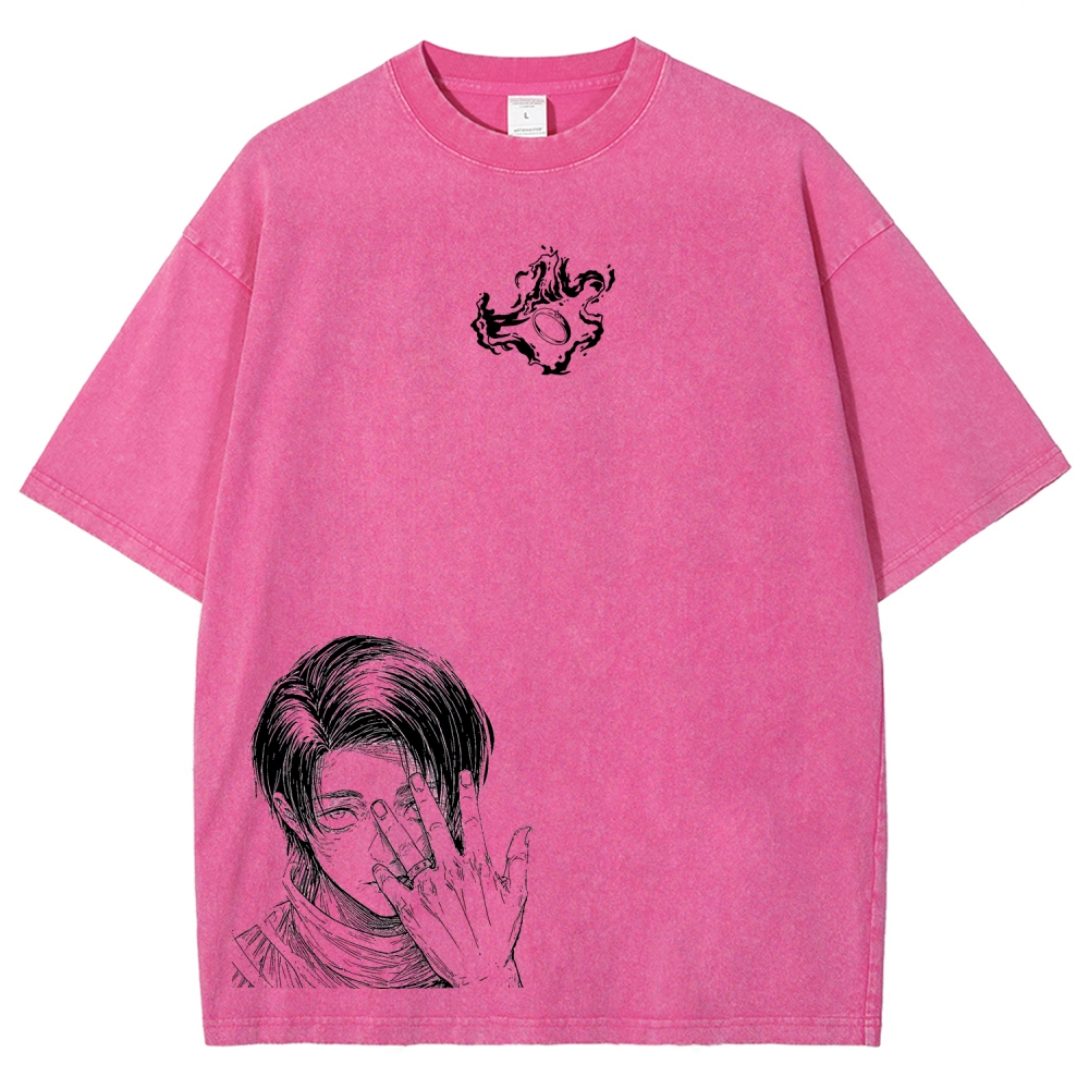 Jujutsu Kaisen Unisex Fit Washed T-Shirt 2603019218