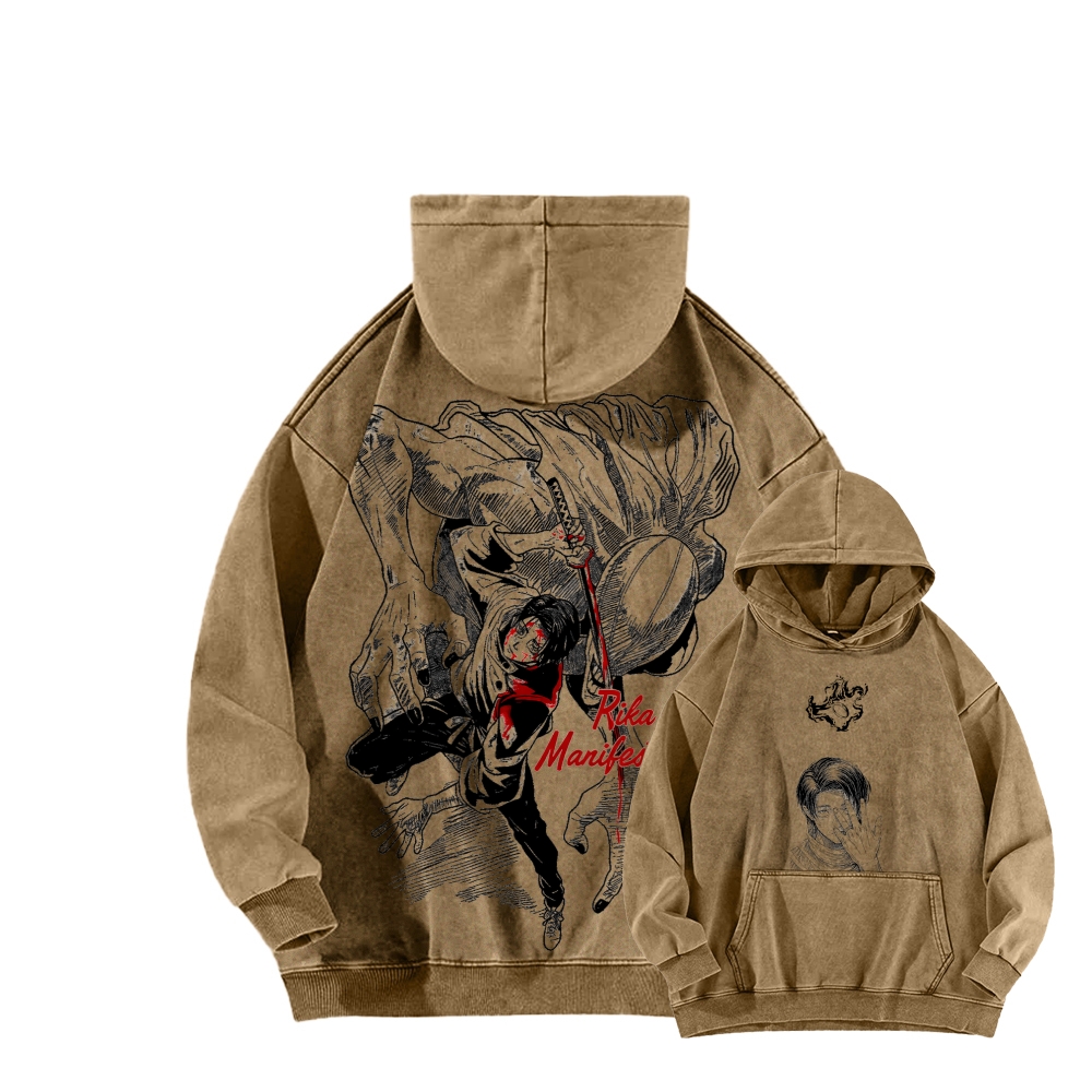 Jujutsu Kaisen Unisex Washed Hoodie 2603019229