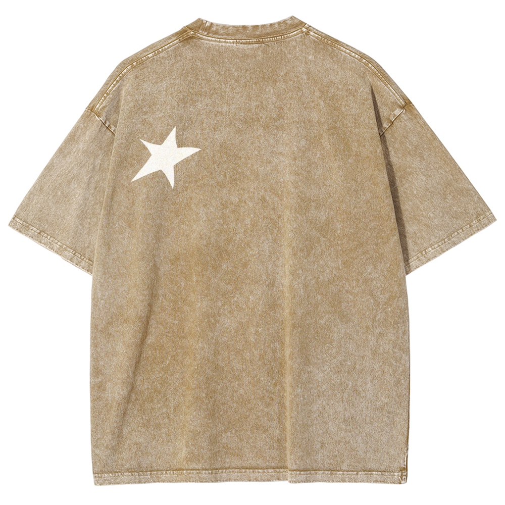 Jojo's Bizarre Adventure Unisex Fit Washed T-Shirt 2603019736