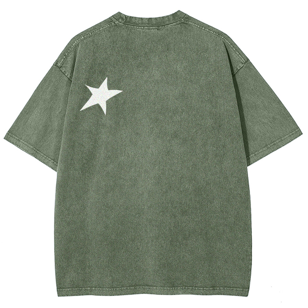 Jojo's Bizarre Adventure Unisex Fit Washed T-Shirt 2603019736