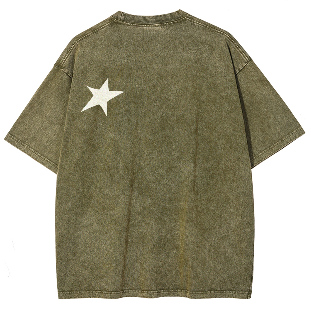 Jojo's Bizarre Adventure Unisex Fit Washed T-Shirt 2603019736