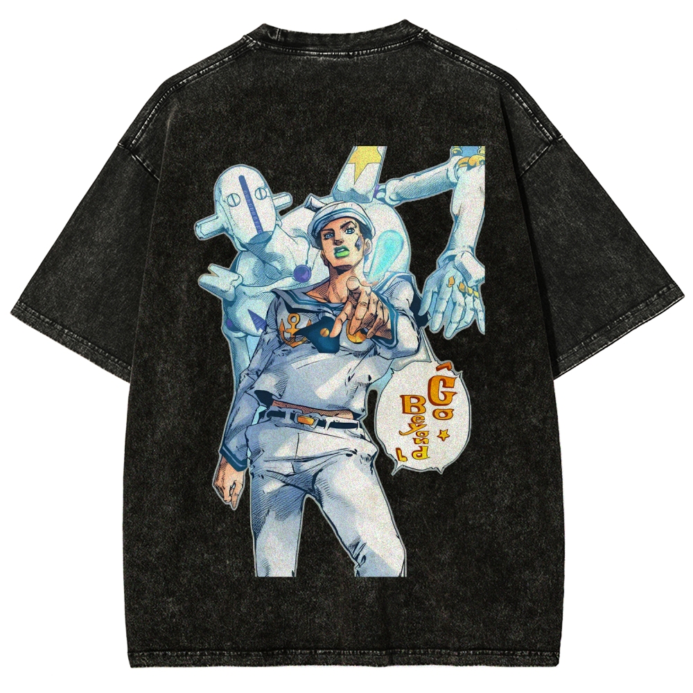 Jojo's Bizarre Adventure Unisex Fit Washed T-Shirt 2603019851