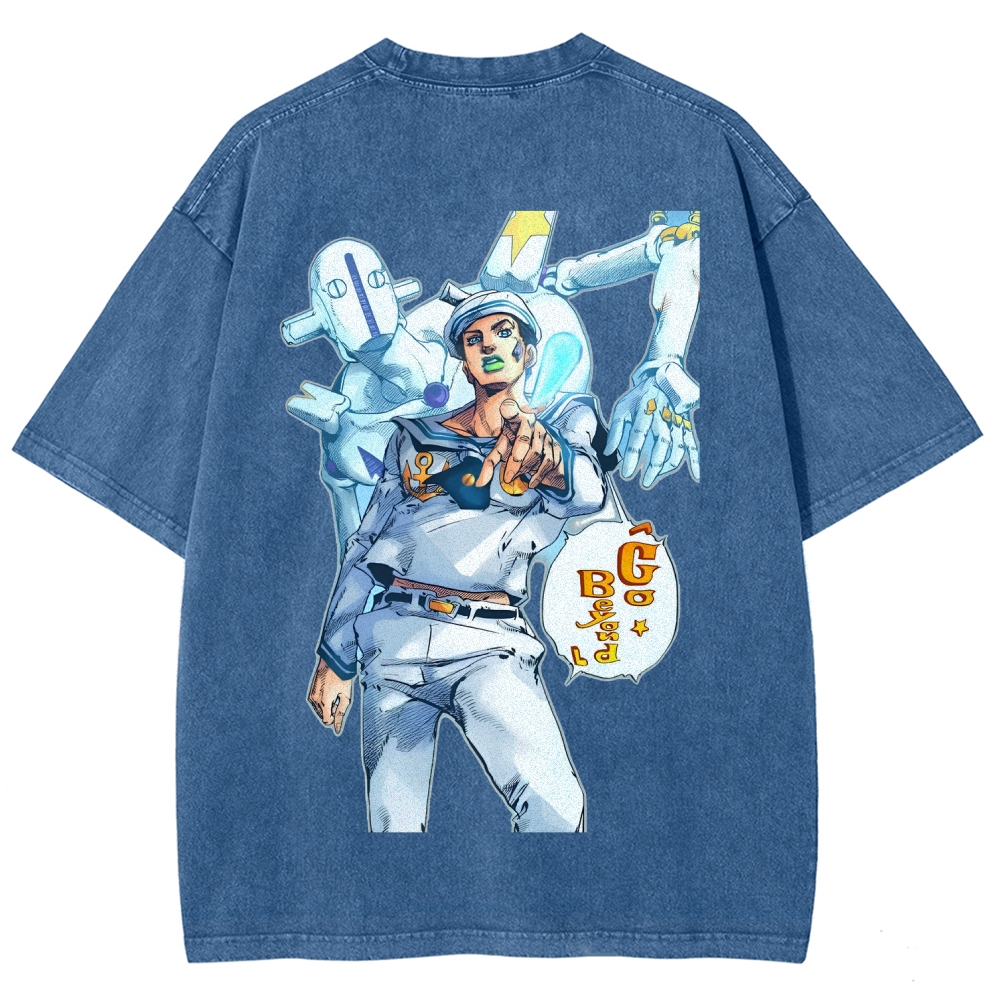 Jojo's Bizarre Adventure Unisex Fit Washed T-Shirt 2603019851