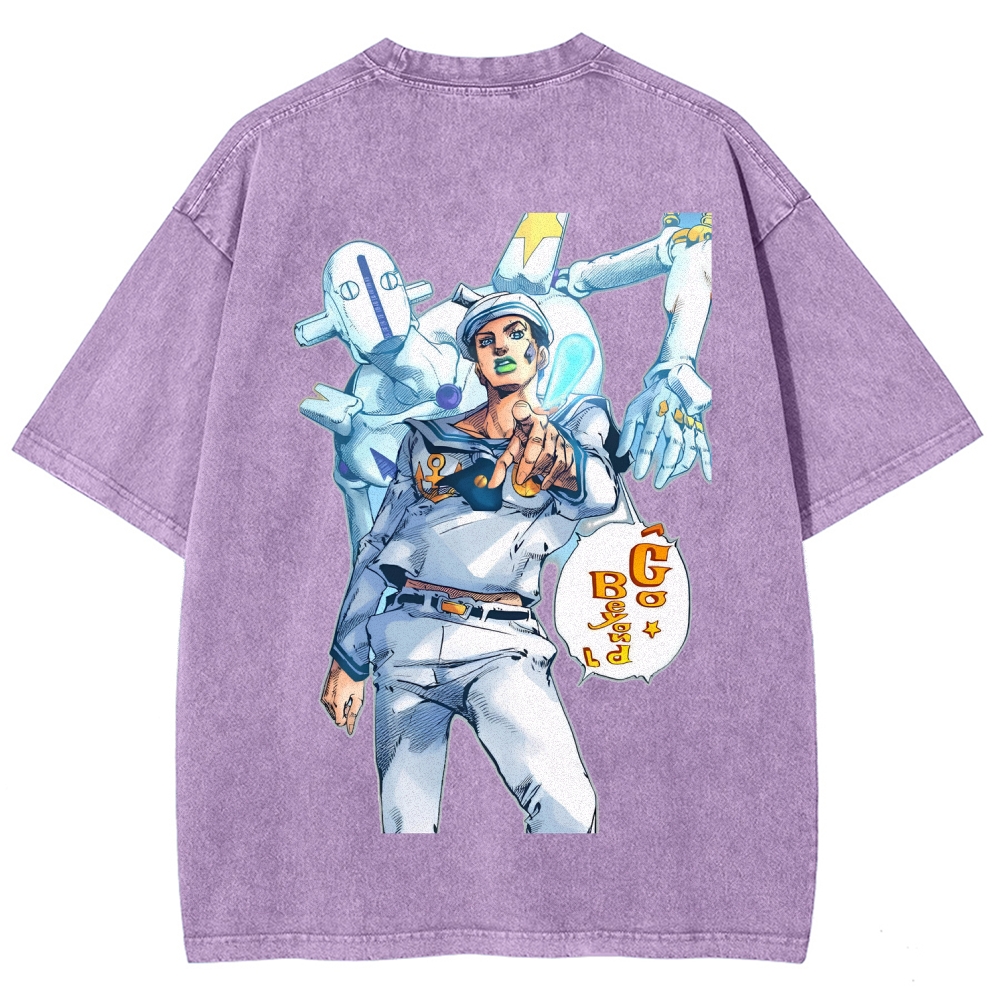 Jojo's Bizarre Adventure Unisex Fit Washed T-Shirt 2603019851