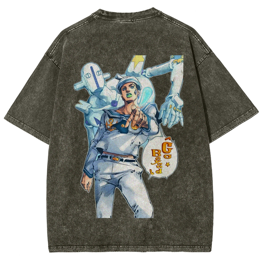 Jojo's Bizarre Adventure Unisex Fit Washed T-Shirt 2603019851
