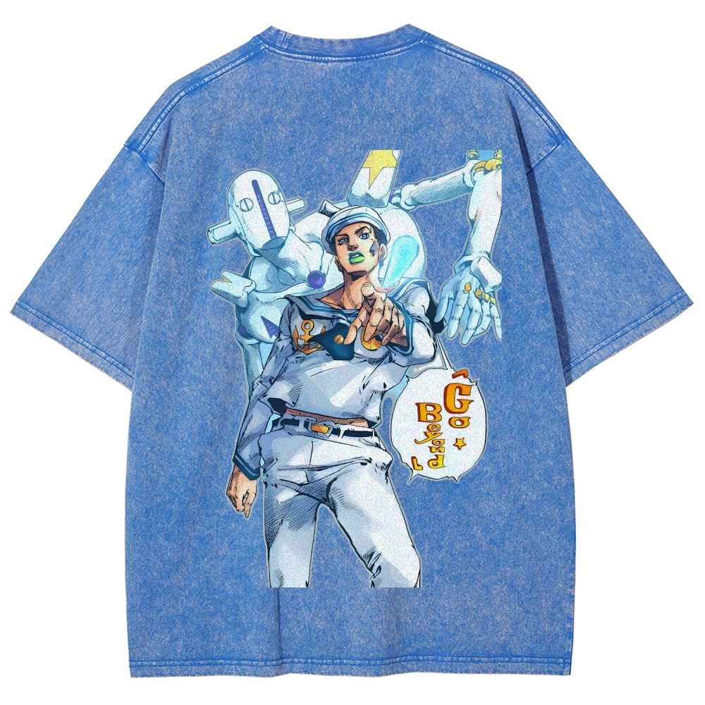Jojo's Bizarre Adventure Unisex Fit Washed T-Shirt 2603019851