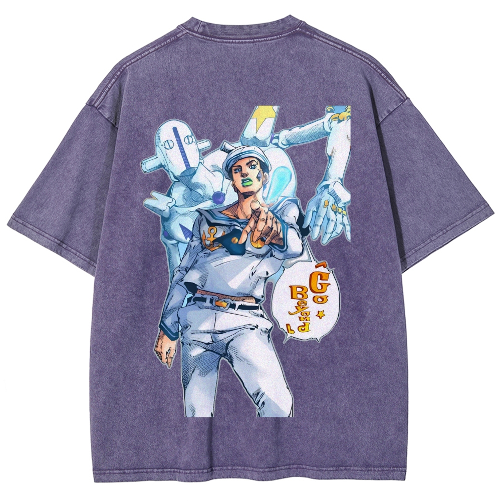 Jojo's Bizarre Adventure Unisex Fit Washed T-Shirt 2603019851