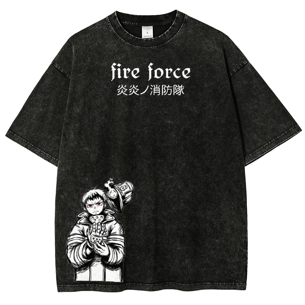 Fire Force Unisex Fit Washed T-Shirt 2604000734