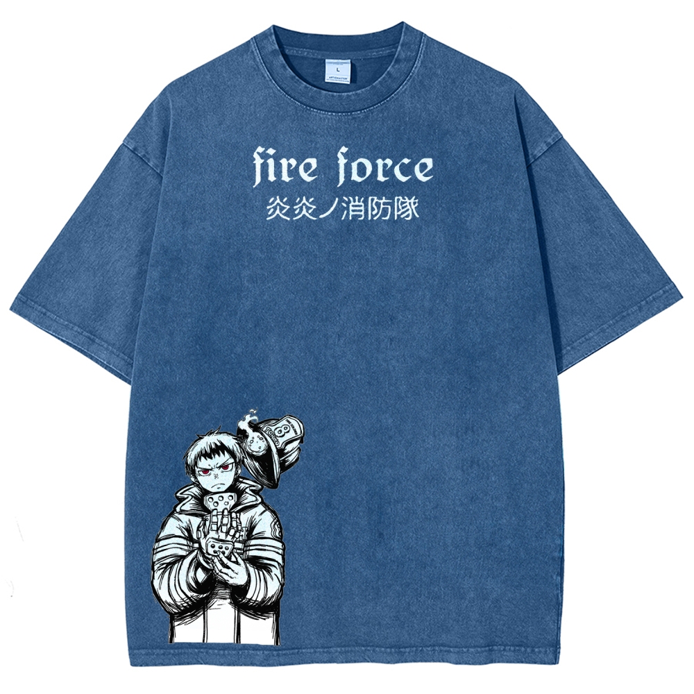 Fire Force Unisex Fit Washed T-Shirt 2604000734