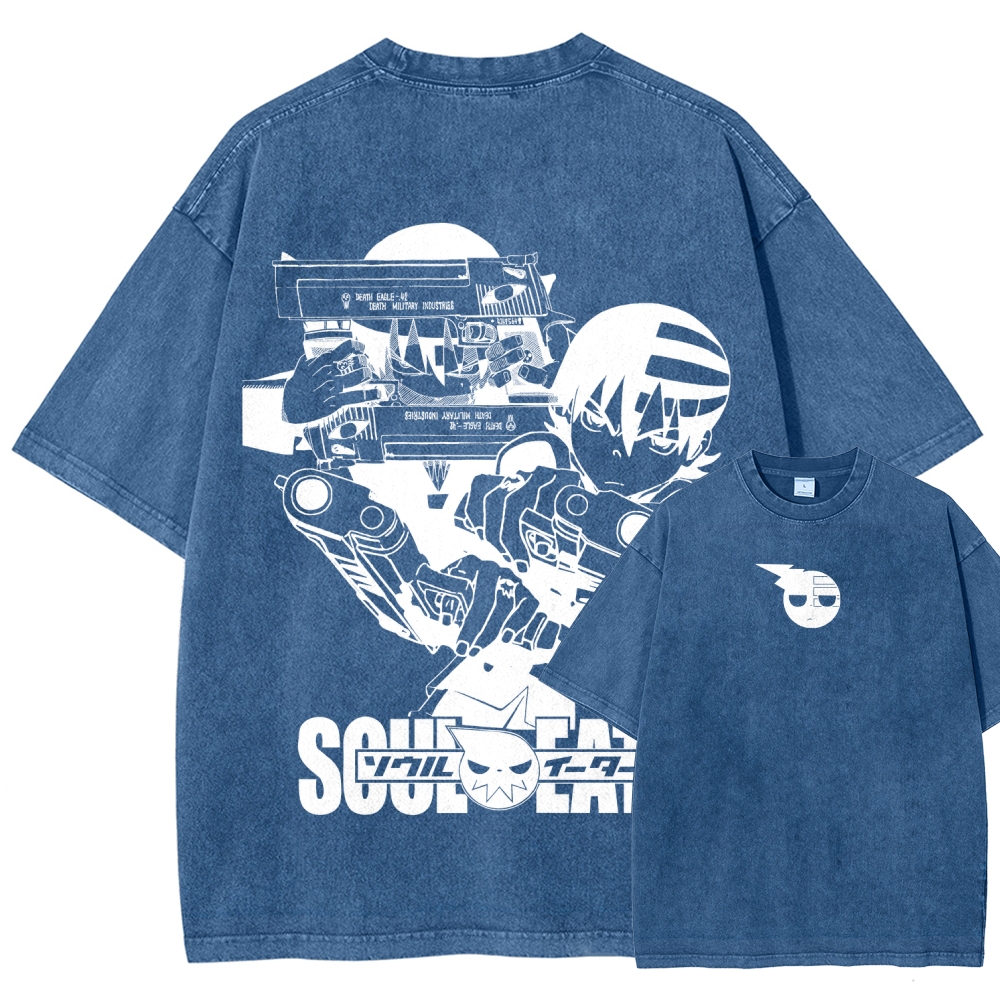soul eater Unisex Fit Washed T-Shirt 2604000852