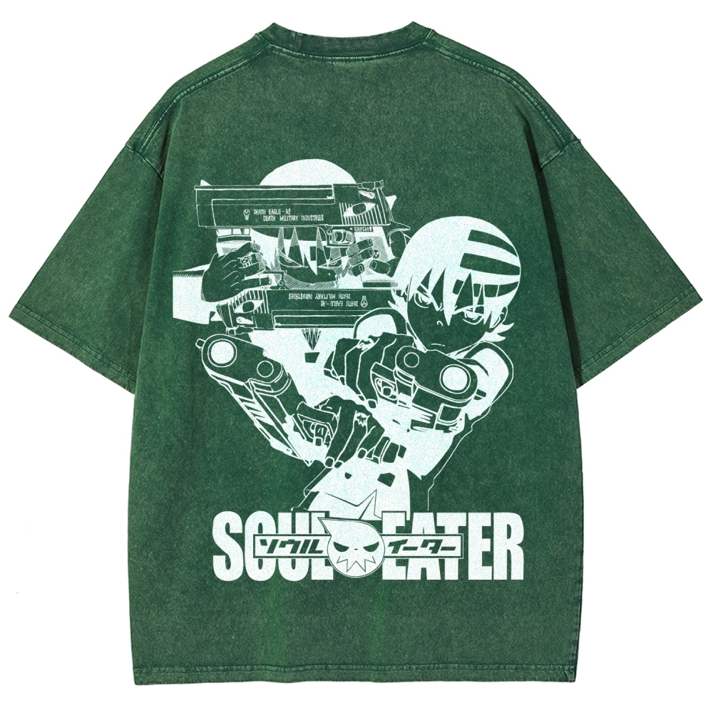 soul eater Unisex Fit Washed T-Shirt 2604000852