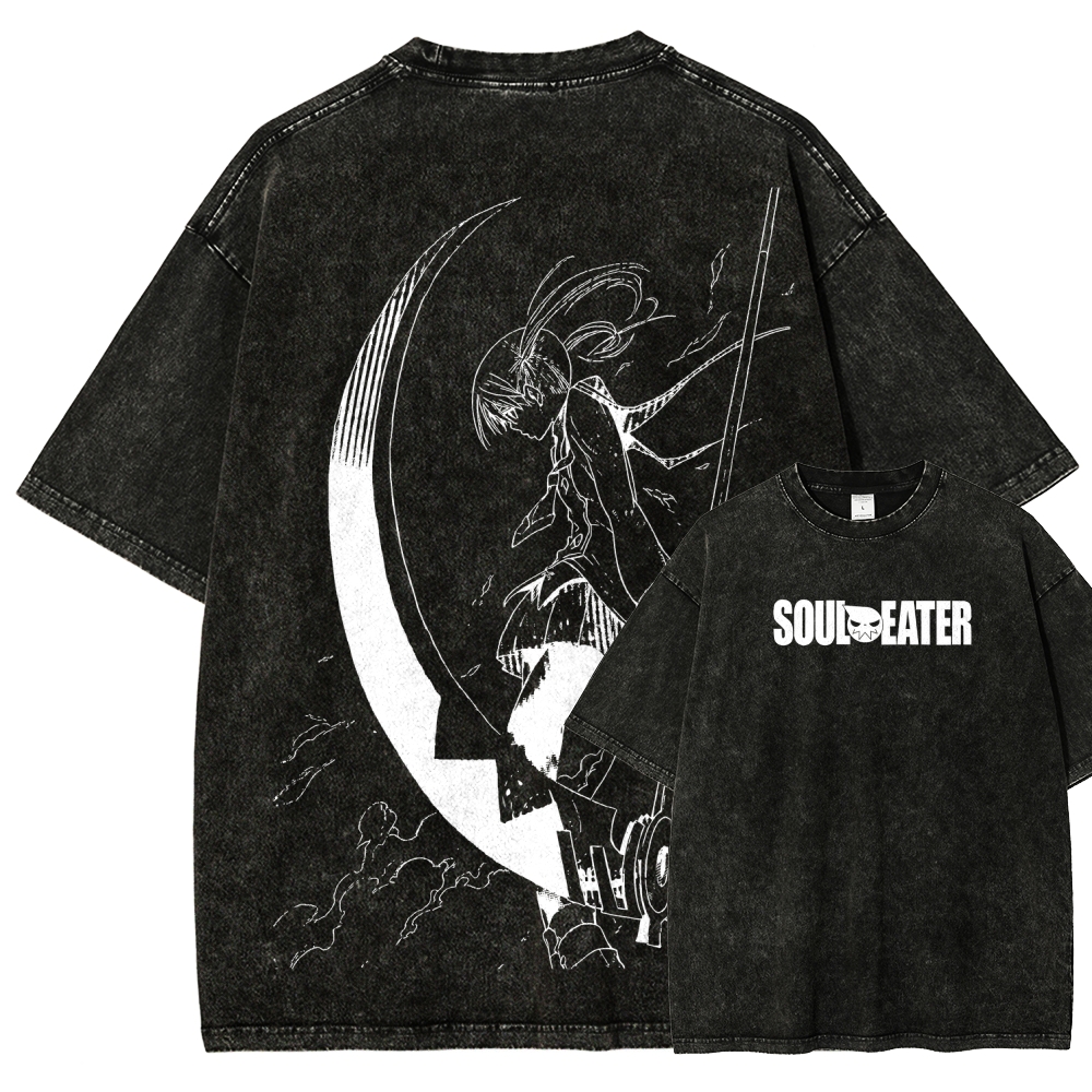 soul eater Unisex Fit Washed T-Shirt 2604000853