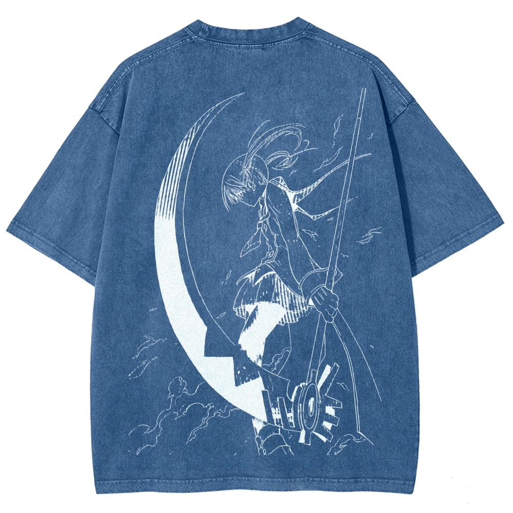 soul eater Unisex Fit Washed T-Shirt 2604000853